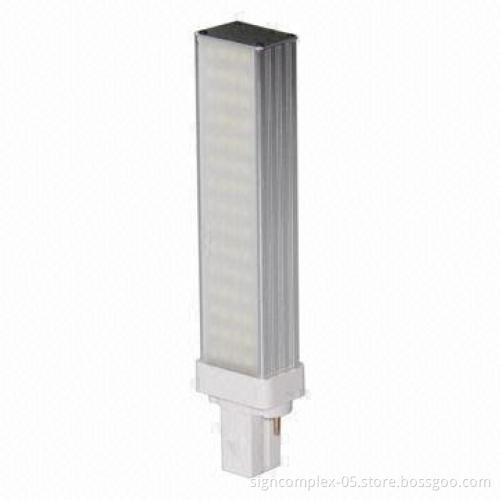 G23 LED Bulb with 60 pieces of SMD 3528 LEDs and pure aluminum with good heat